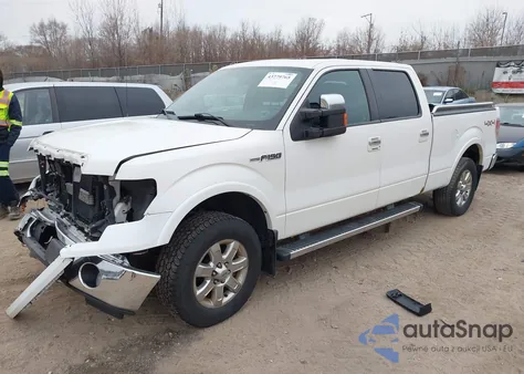 2013 Ford F-150 Lariat из США, поврежденный, VIN 1FTFW1EF1DFA81279